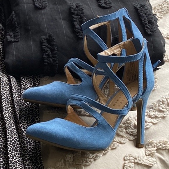 LC Lauren Conrad dusty blue high heels. - Picture 8 of 8